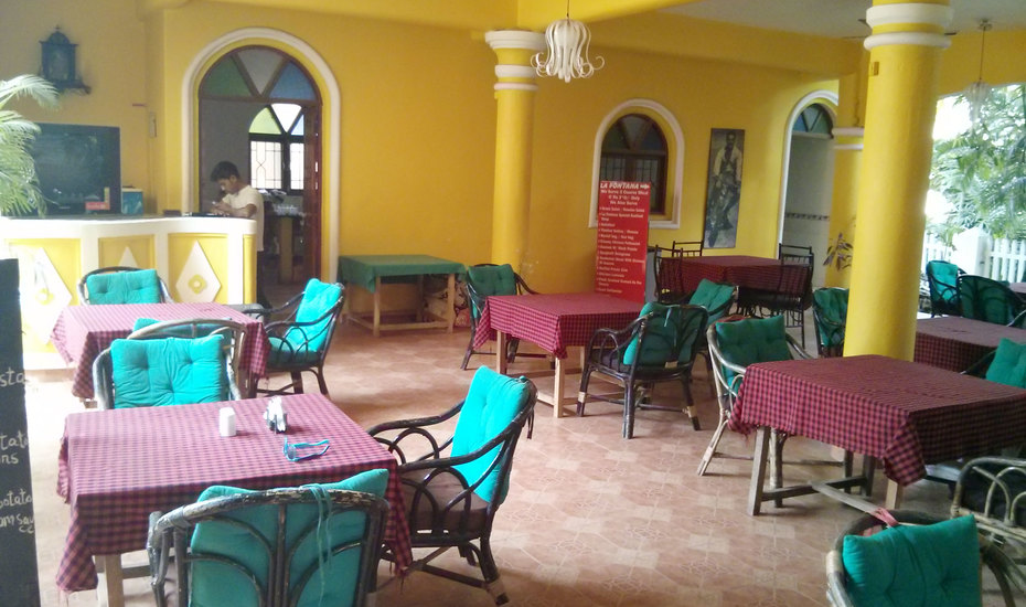 La Fontana Guest House Goa Restaurant